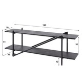 Hoyz Collection - TV-meubel 140cm Piega - Grijs