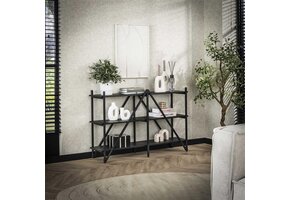 Hoyz Collection - Wandrek 130cm 3 Laags Piega - Grijs