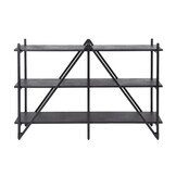 Hoyz Collection - Wandrek 130cm 3 Laags Piega - Grijs