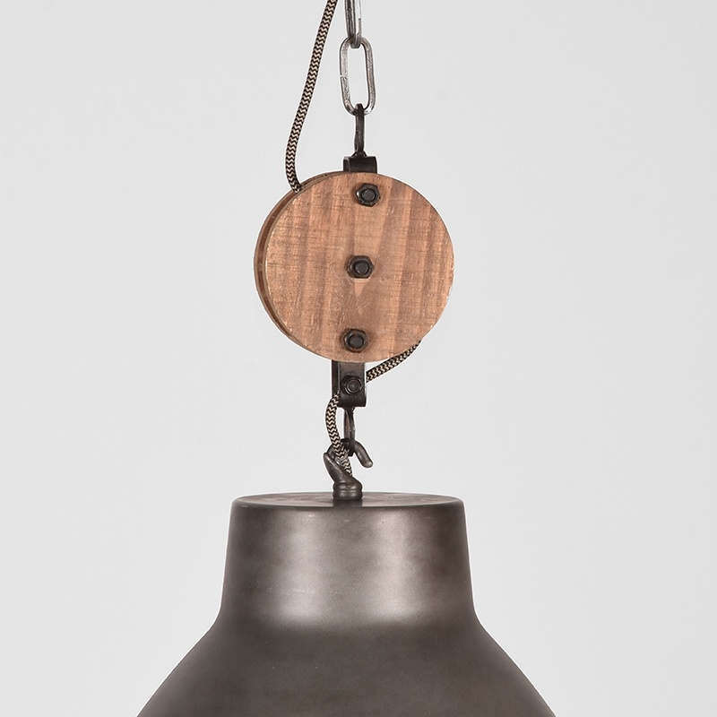 LABEL51 - Hanglamp Dock - Antraciet - 42x42x37cm