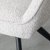 LABEL51 - Eetkamerstoel Finley - Beige - 59x60x91cm - Set van 2