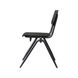 LABEL51 Eetkamerstoel Solid - Zwart - Hout - set van 2