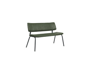 LABEL51 Eetkamerbank Gusto - Hunter - PU-Leder - 120 cm