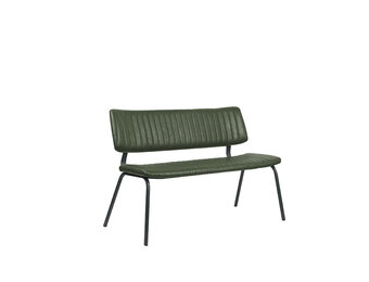LABEL51 Eetkamerbank Gusto - Hunter - PU-Leder - 120 cm