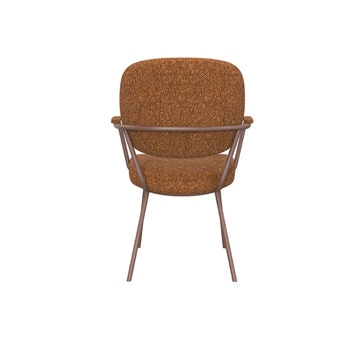 LABEL51 Eetkamerstoel Lausanne - Coral - Boucle - set van 2
