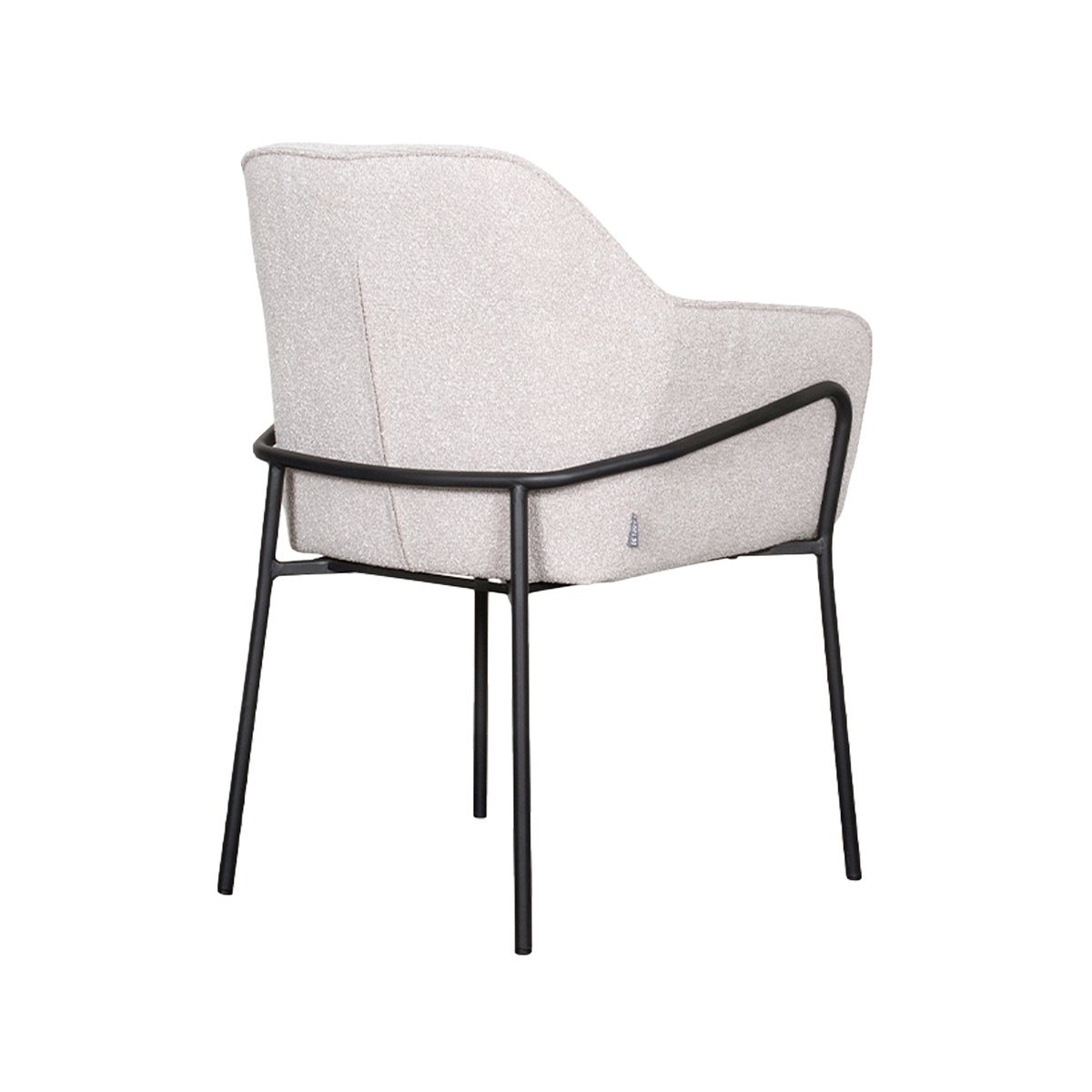 LABEL51 - Eetkamerstoel Dexter - Beige - 62x66x85cm - Set van 2