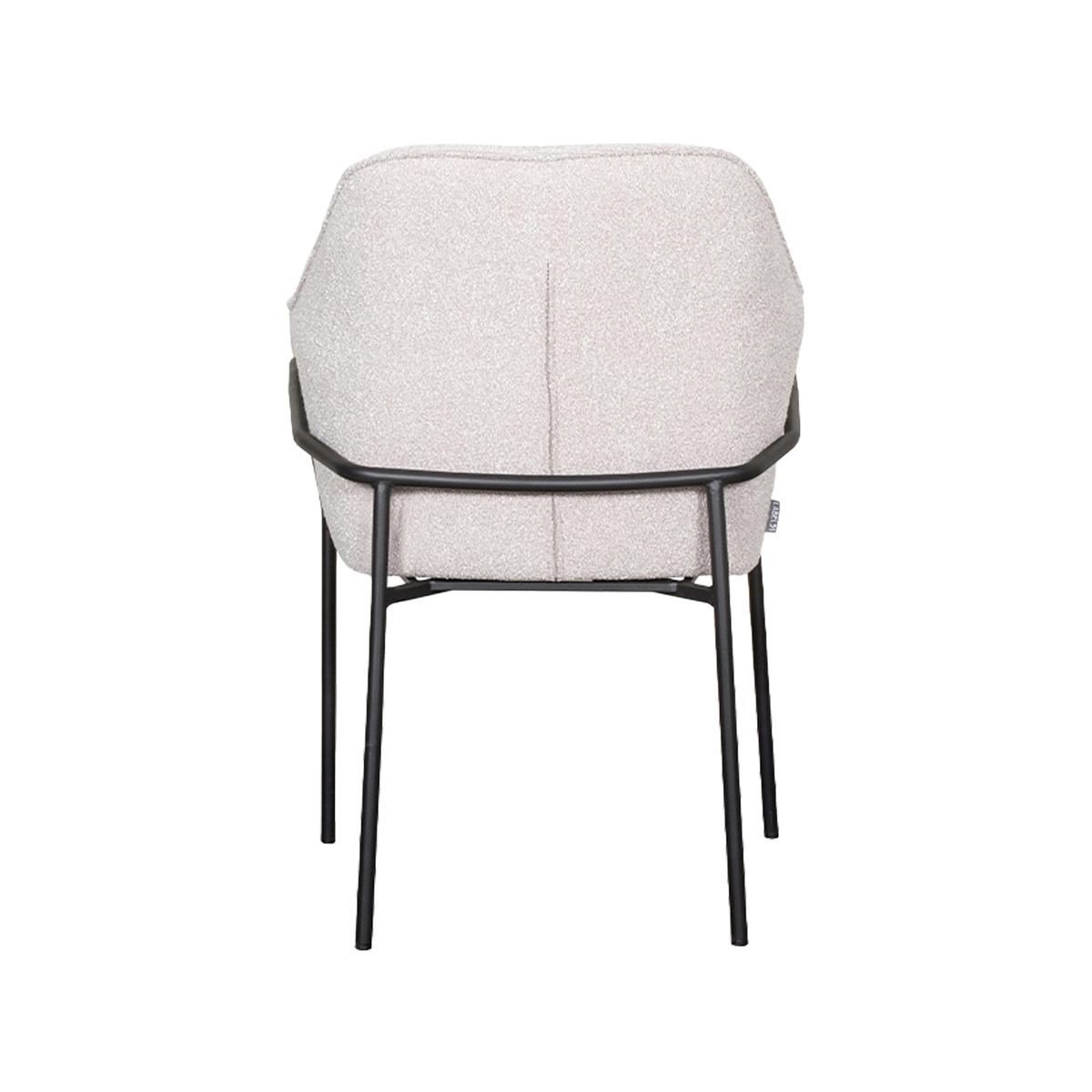 LABEL51 - Eetkamerstoel Dexter - Beige - 62x66x85cm - Set van 2