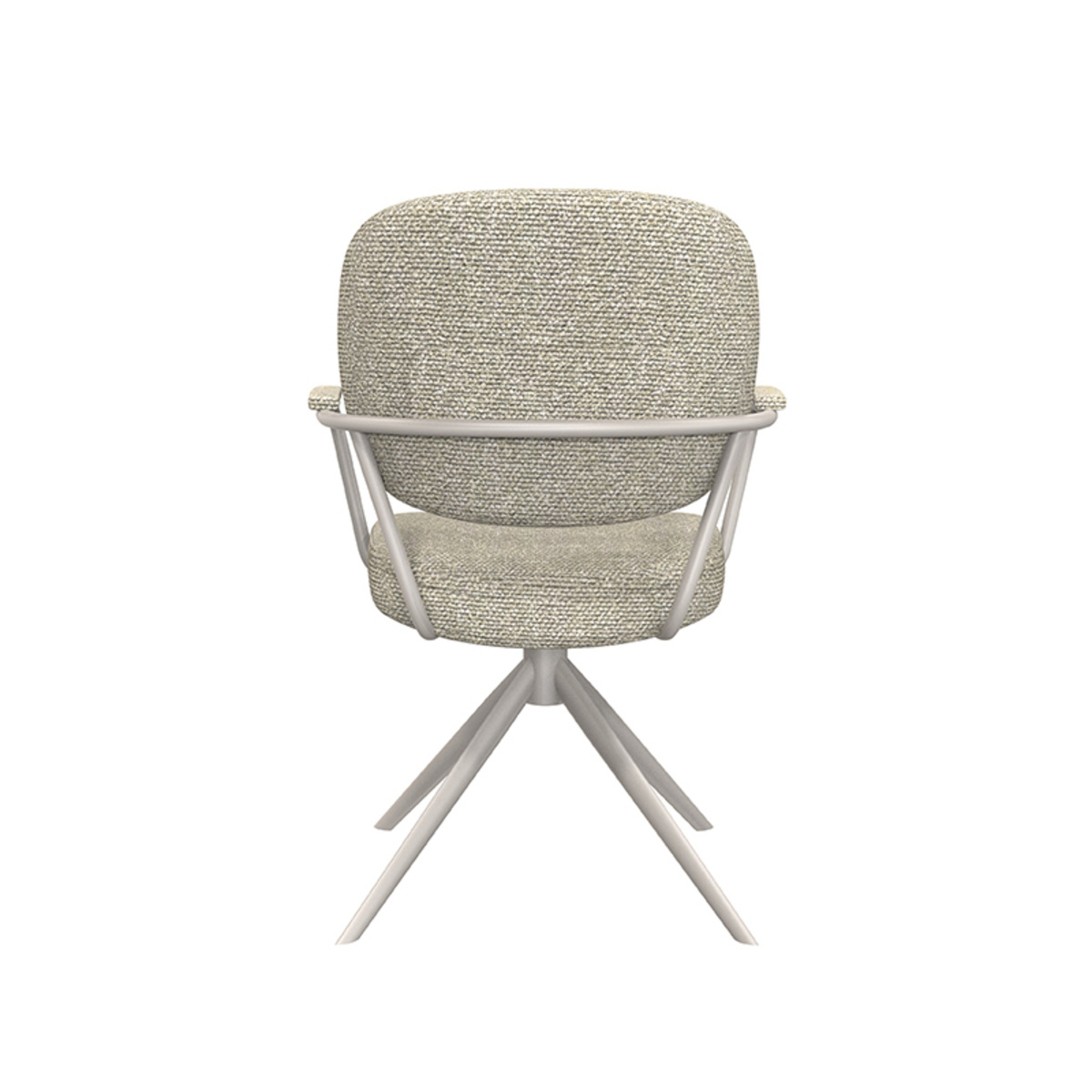 LABEL51 Eetkamerstoel Basel - Naturel - Boucle - set van 2