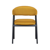 LABEL51 Eetkamerstoel Amaze - Oker - Breathe - set van 2