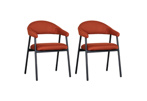 LABEL51 Eetkamerstoel Amaze - Rust - Breathe - set van 2