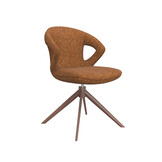 LABEL51 - Eetkamerstoel Zurich - Rood - 56x64x86cm - Set van 2