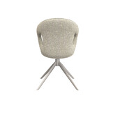 LABEL51 - Eetkamerstoel Zurich - Beige - 56x64x86cm - Set van 2