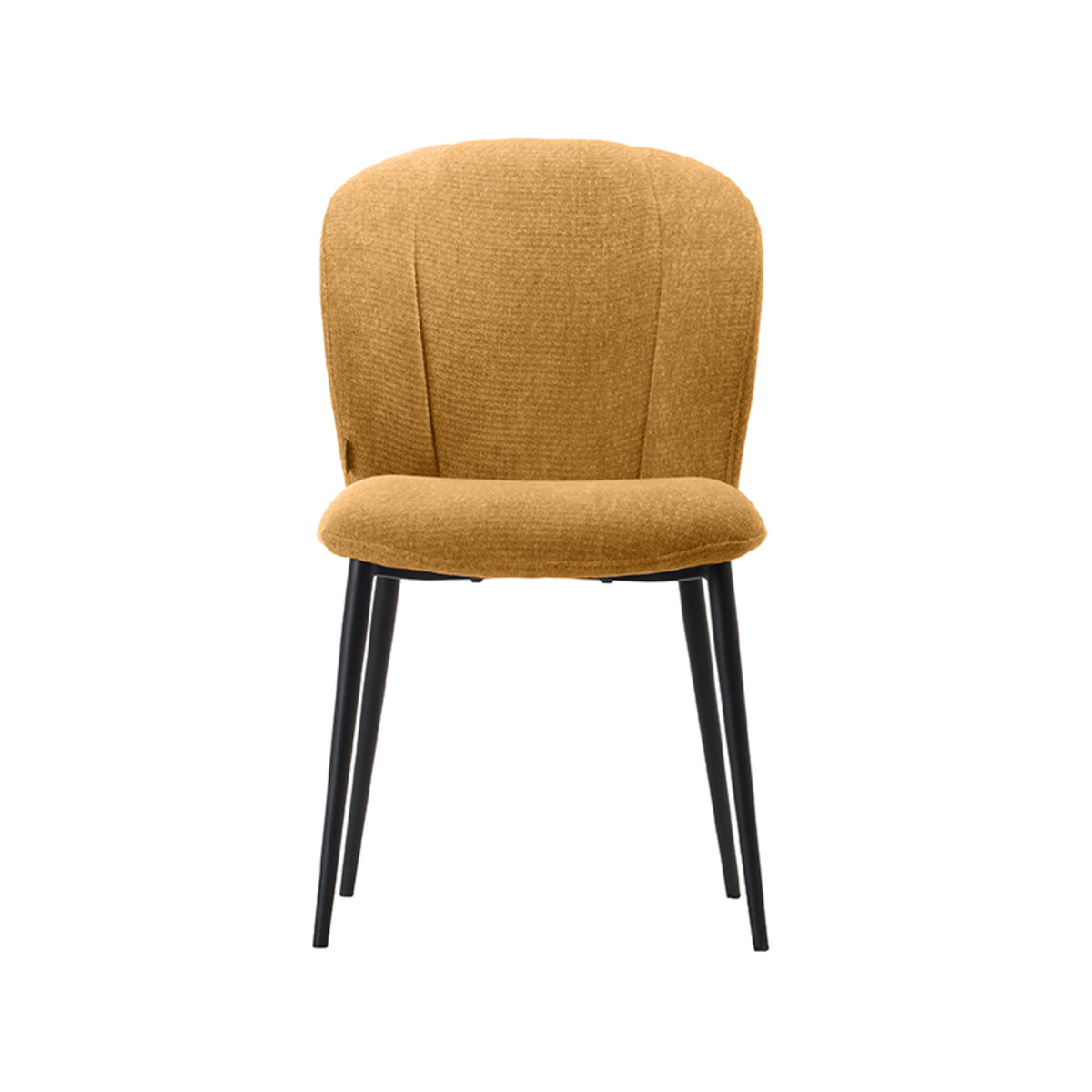 LABEL51 - Eetkamerstoel Vino - Mustard - 62x49x85cm - Set van 2