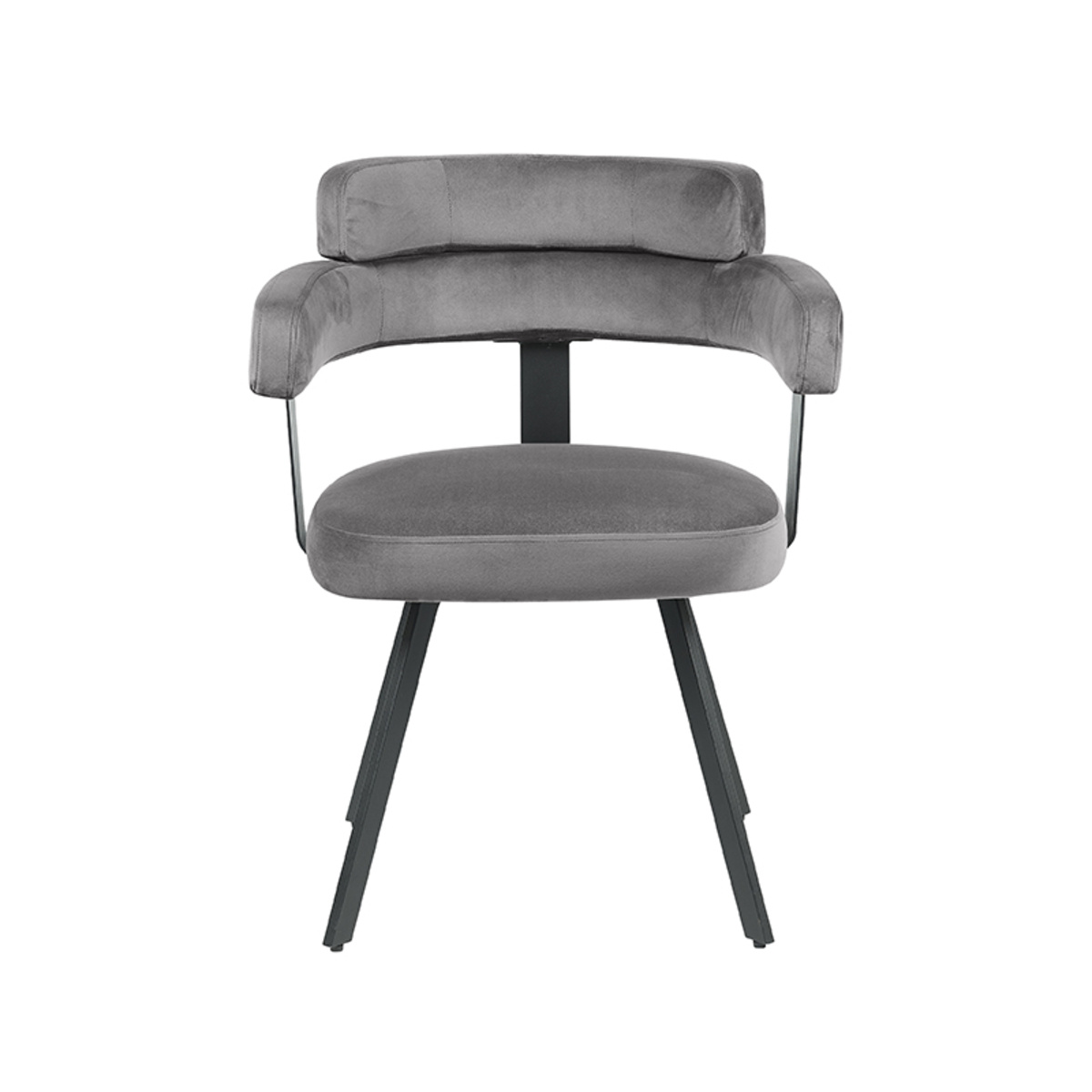 LABEL51 - Eetkamerstoel Bardio - Taupe - 57x62x79cm - Set van 2