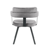 LABEL51 - Eetkamerstoel Bardio - Taupe - 57x62x79cm - Set van 2