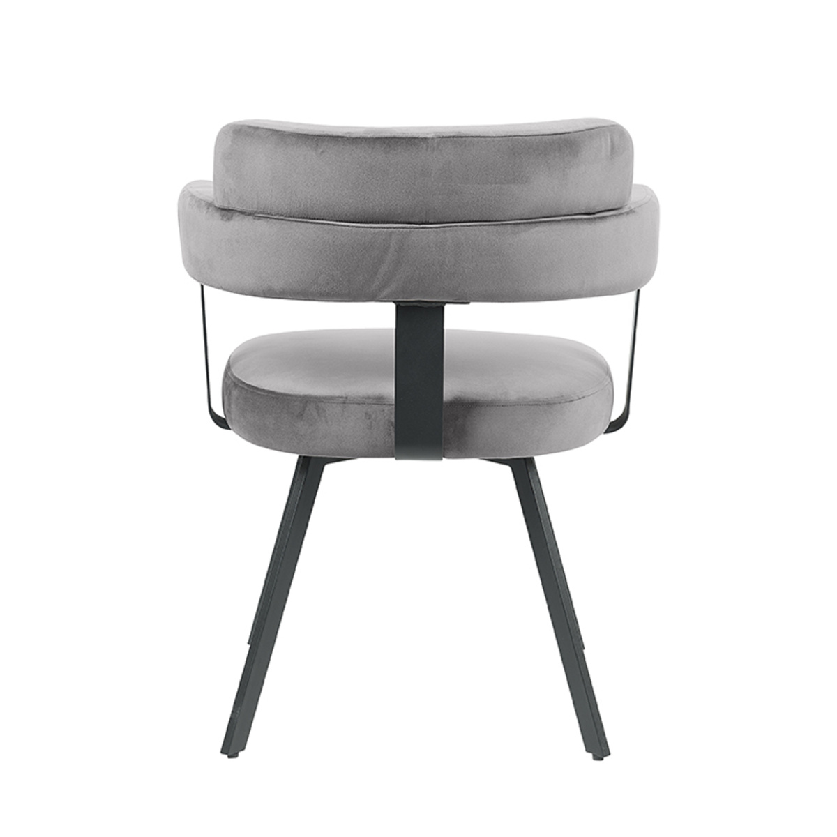LABEL51 - Eetkamerstoel Bardio - Taupe - 57x62x79cm - Set van 2
