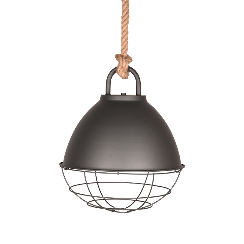 LABEL51 - Hanglamp Korf - Antraciet - 38x38x45cm