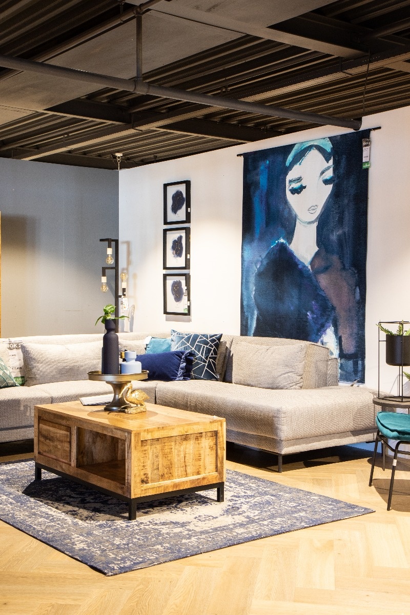 LABEL51 Salontafel Ghent - Rough - Mangohout - 110x60 cm