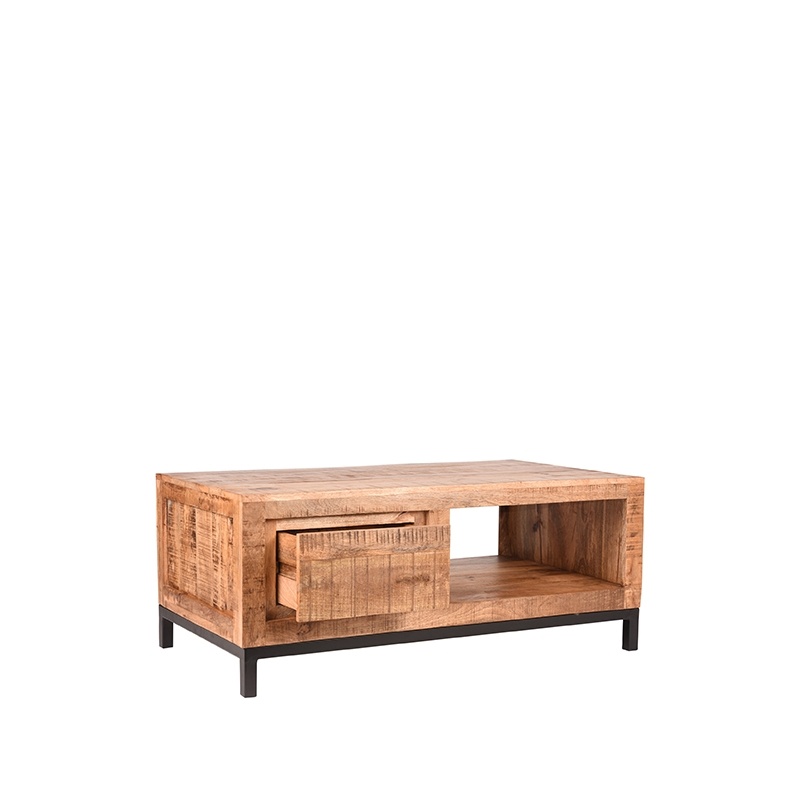 LABEL51 Salontafel Ghent - Rough - Mangohout - 110x60 cm