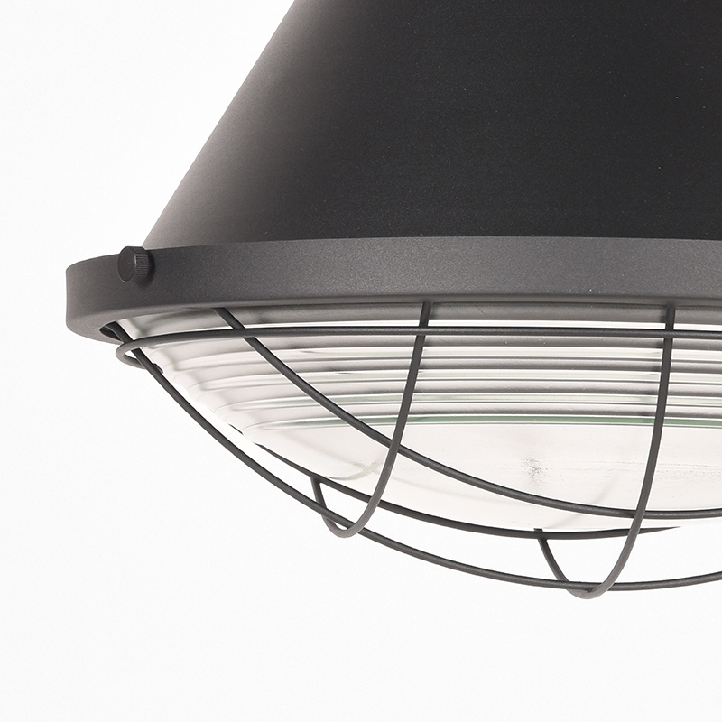LABEL51 - Hanglamp Duisburg - Zwart - 50x50x50cm
