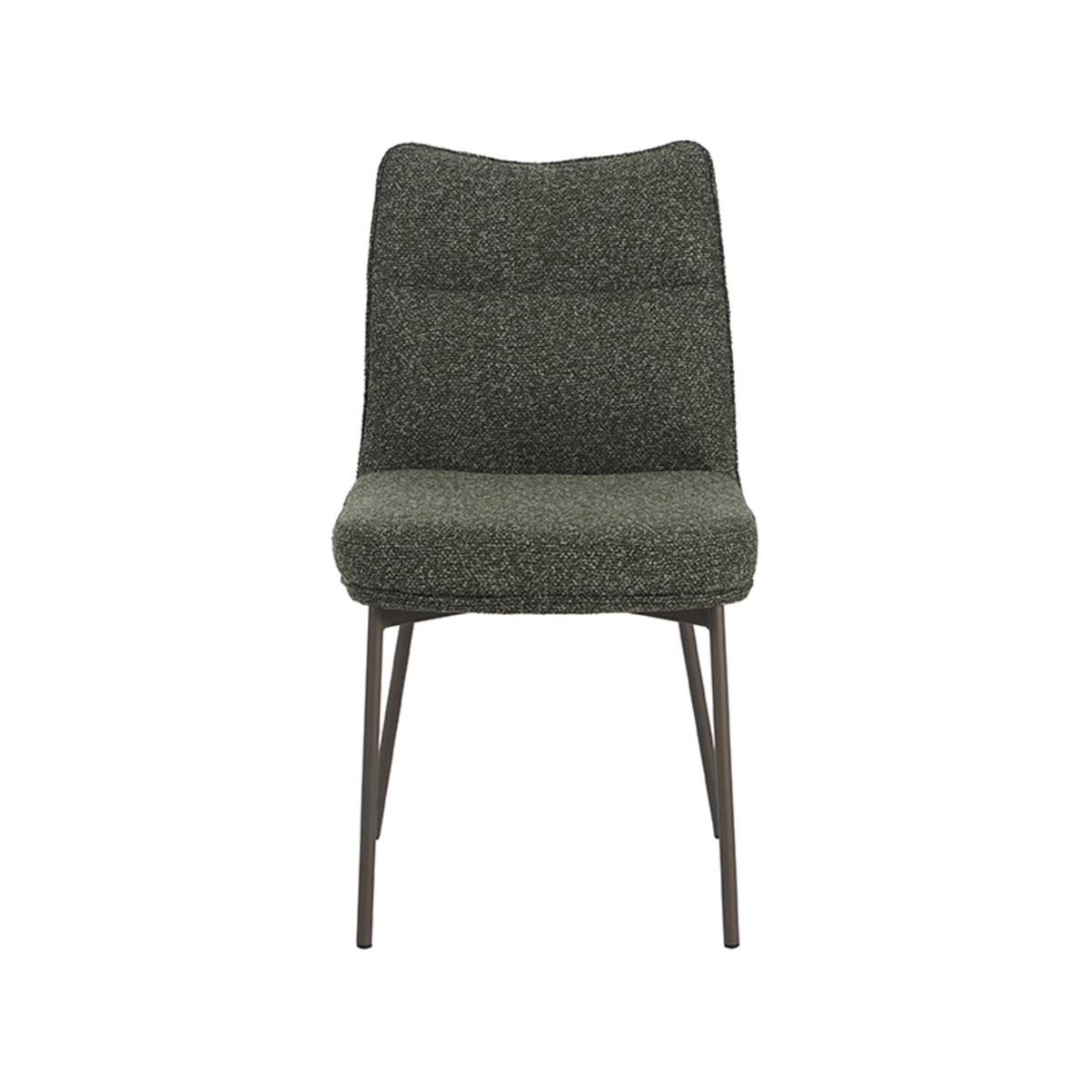 LABEL51 - Eetkamerstoel Lennon - Groen - 65x50x89cm - Set van 2