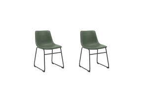 LABEL51 - Eetkamerstoel Risto - Hunter - 55x47x79cm - Set van 2