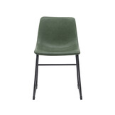 LABEL51 Eetkamerstoel Risto - Hunter - PU-Leder - set van 2