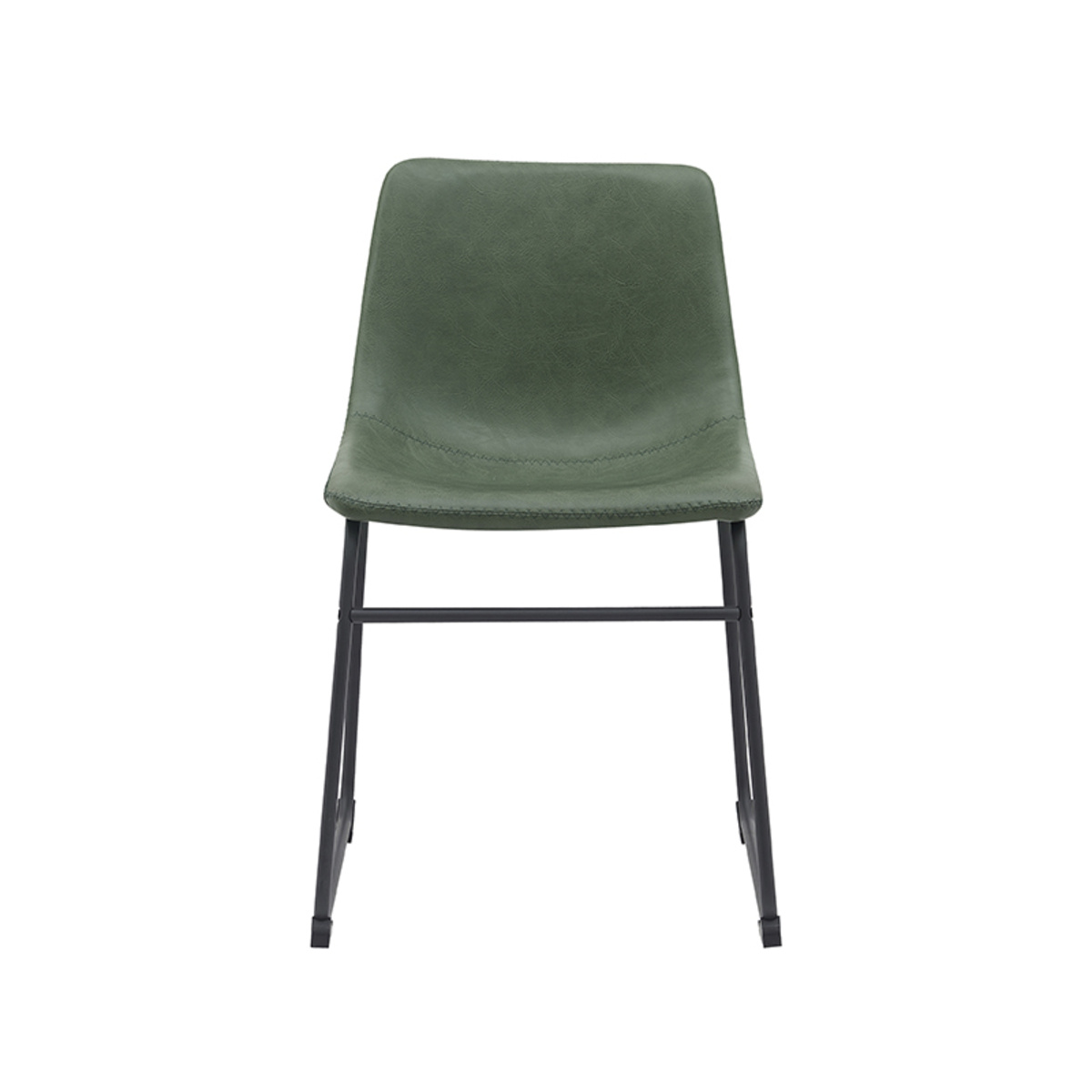 LABEL51 Eetkamerstoel Risto - Hunter - PU-Leder - set van 2