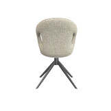 LABEL51 - Eetkamerstoel Zurich - Beige - 56x64x86cm - Set van 2