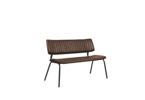 LABEL51 Eetkamerbank Gusto - Bruin - PU-Leder - 120 cm