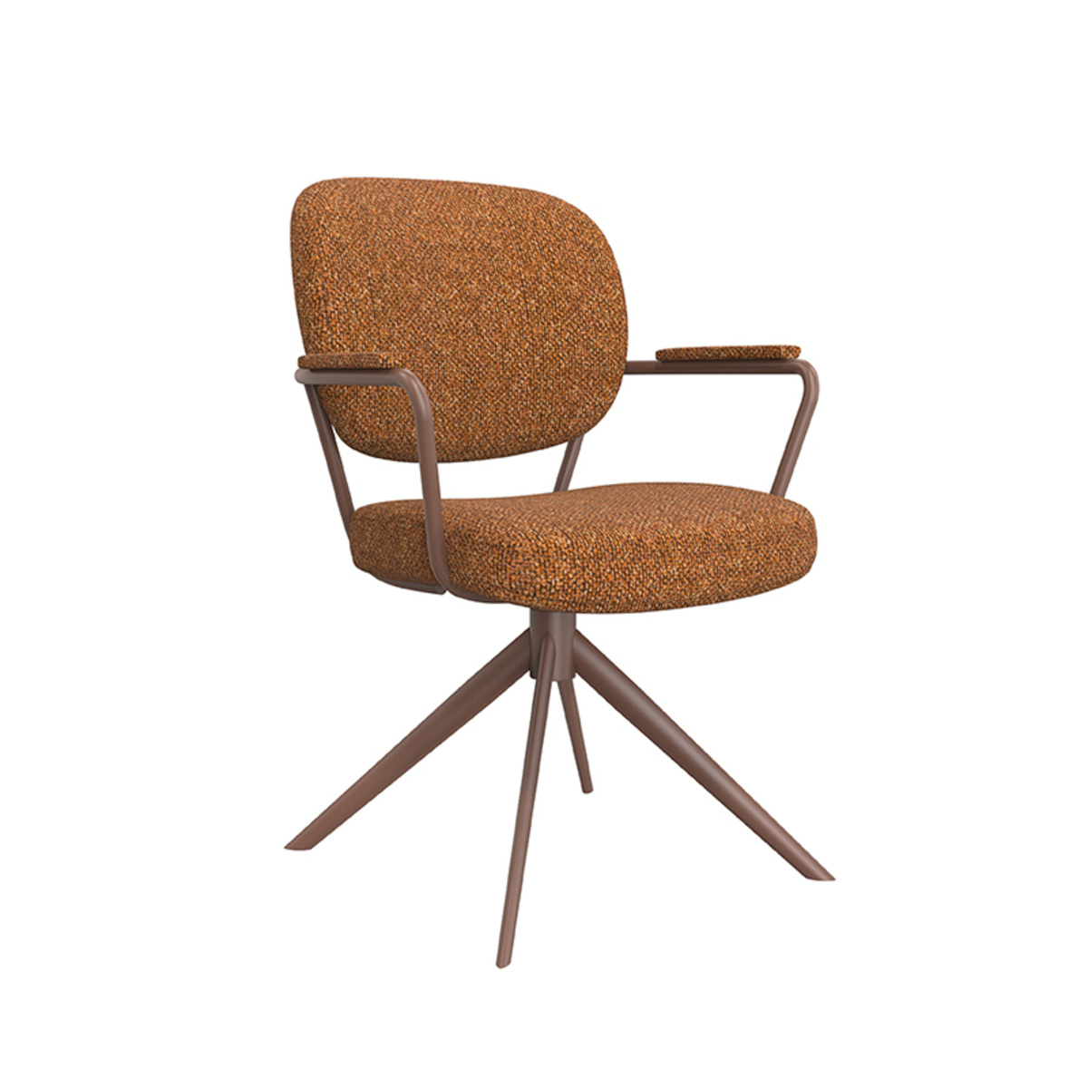 LABEL51 - Eetkamerstoel Basel - Rood - 64x61x89cm