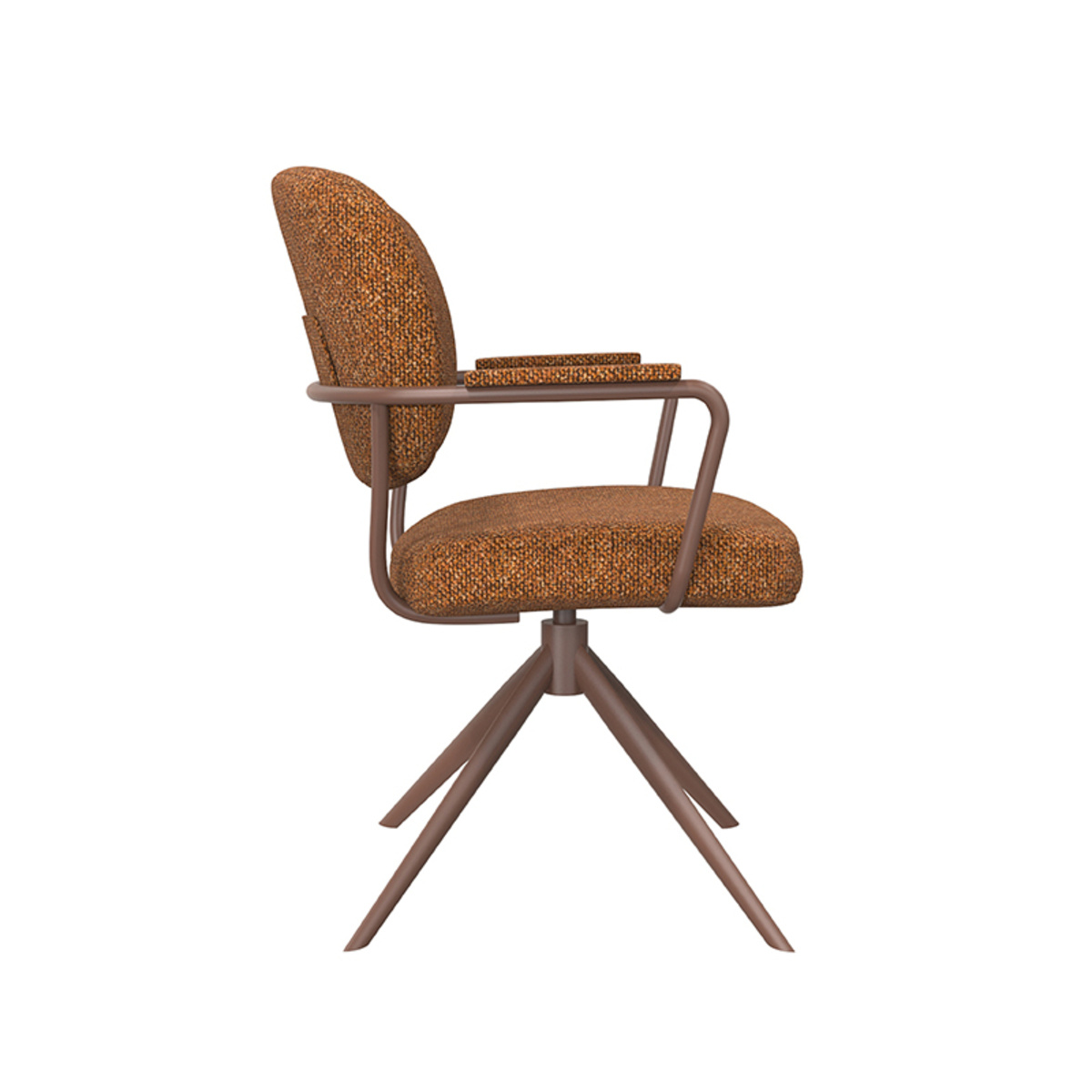 LABEL51 - Eetkamerstoel Basel - Rood - 64x61x89cm