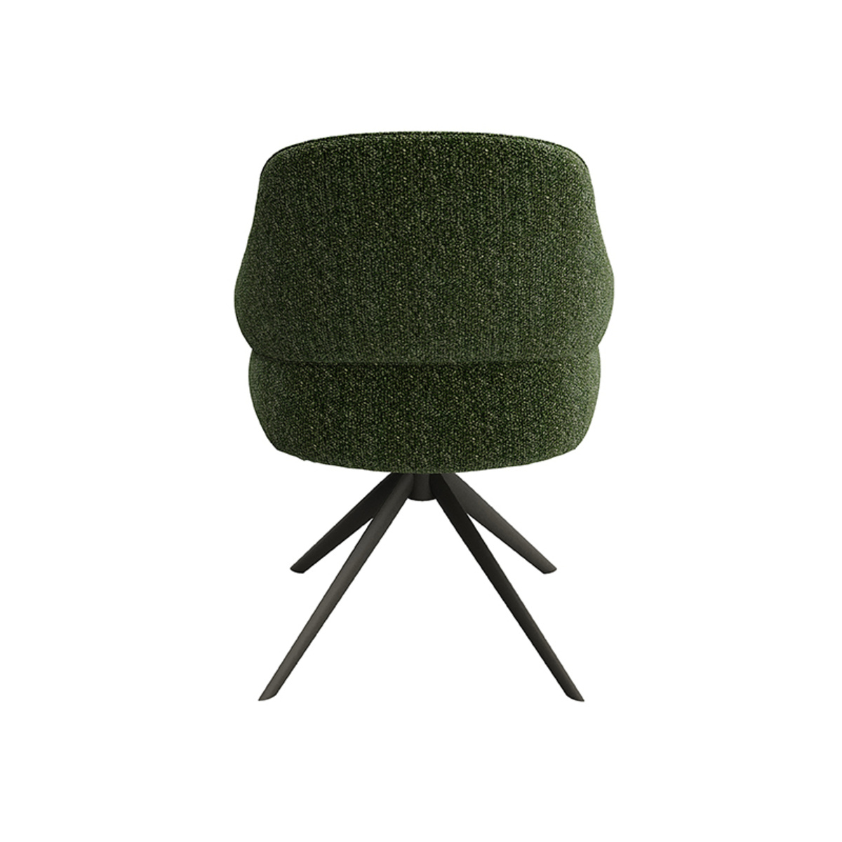 LABEL51 - Eetkamerstoel Bern - Groen - 66x61x91cm - Set van 2