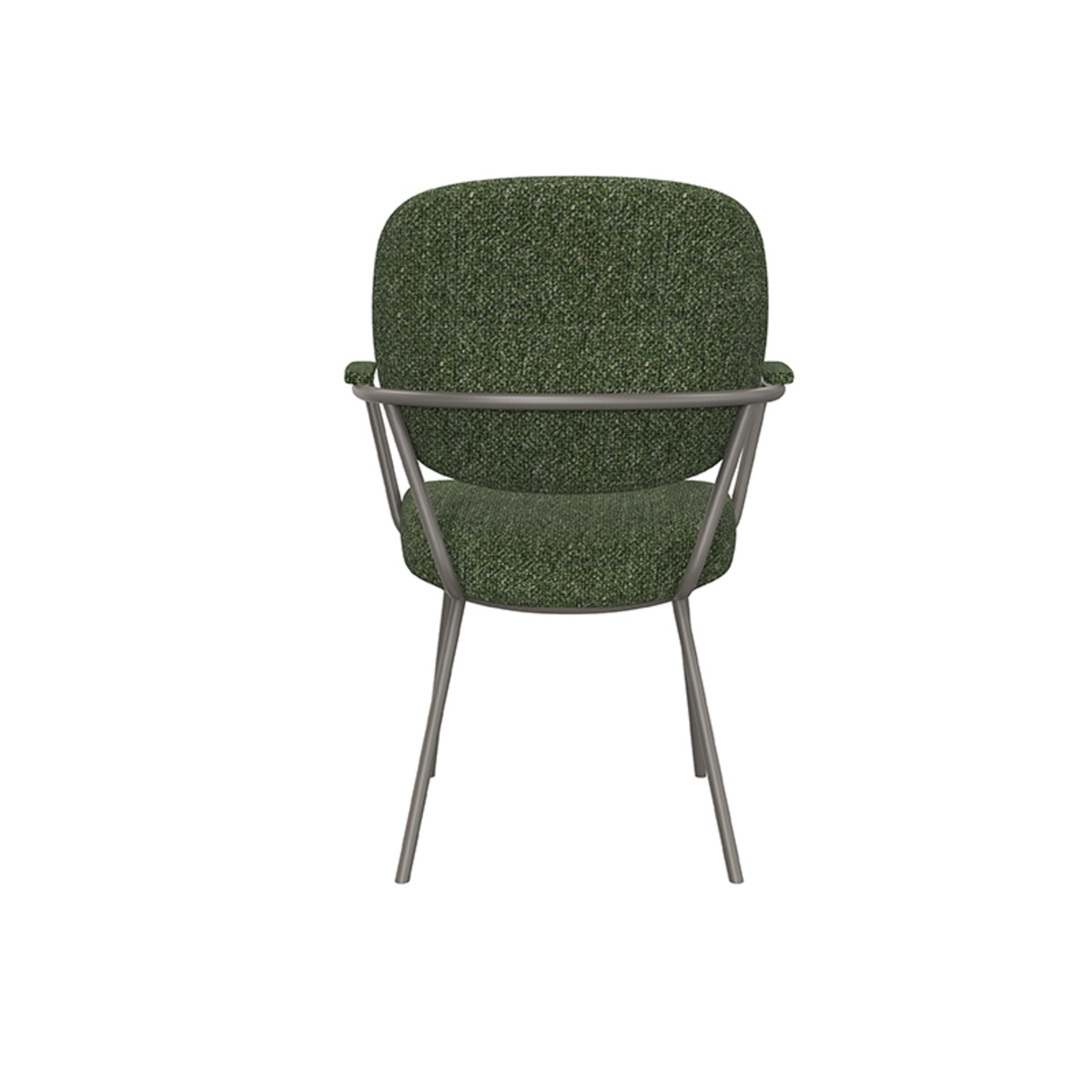 LABEL51 Eetkamerstoel Lausanne - Forest - Boucle - set van 2