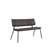 LABEL51 - Eetkamerbanken Gusto - Donkerbruin - 63x120x81cm