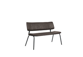 LABEL51 - Eetkamerbanken Gusto - Donkerbruin - 63x120x81cm