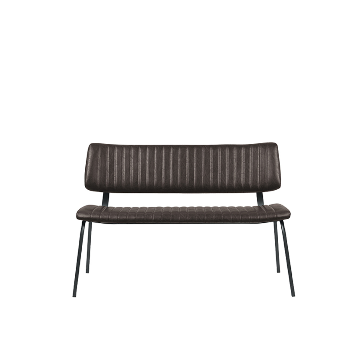 LABEL51 - Eetkamerbanken Gusto - Donkerbruin - 63x120x81cm