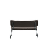 LABEL51 Eetkamerbank Gusto - Donkerbruin - PU-Leder - 120 cm