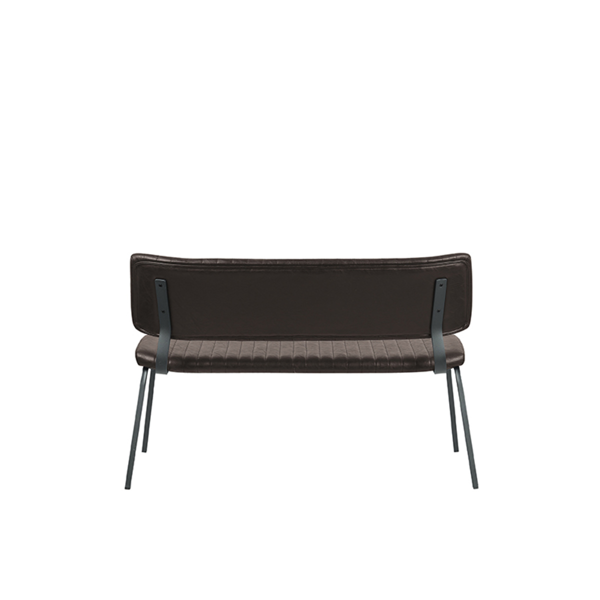 LABEL51 - Eetkamerbanken Gusto - Donkerbruin - 63x120x81cm