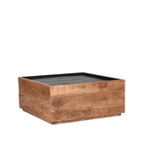 LABEL51 - Salontafel Noble - Bruin - 80x80x37cm