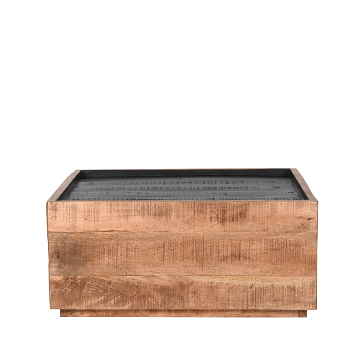LABEL51 - Salontafel Noble - Bruin - 80x80x37cm
