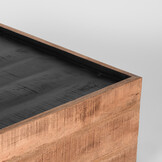 LABEL51 - Salontafel Noble - Bruin - 80x80x37cm