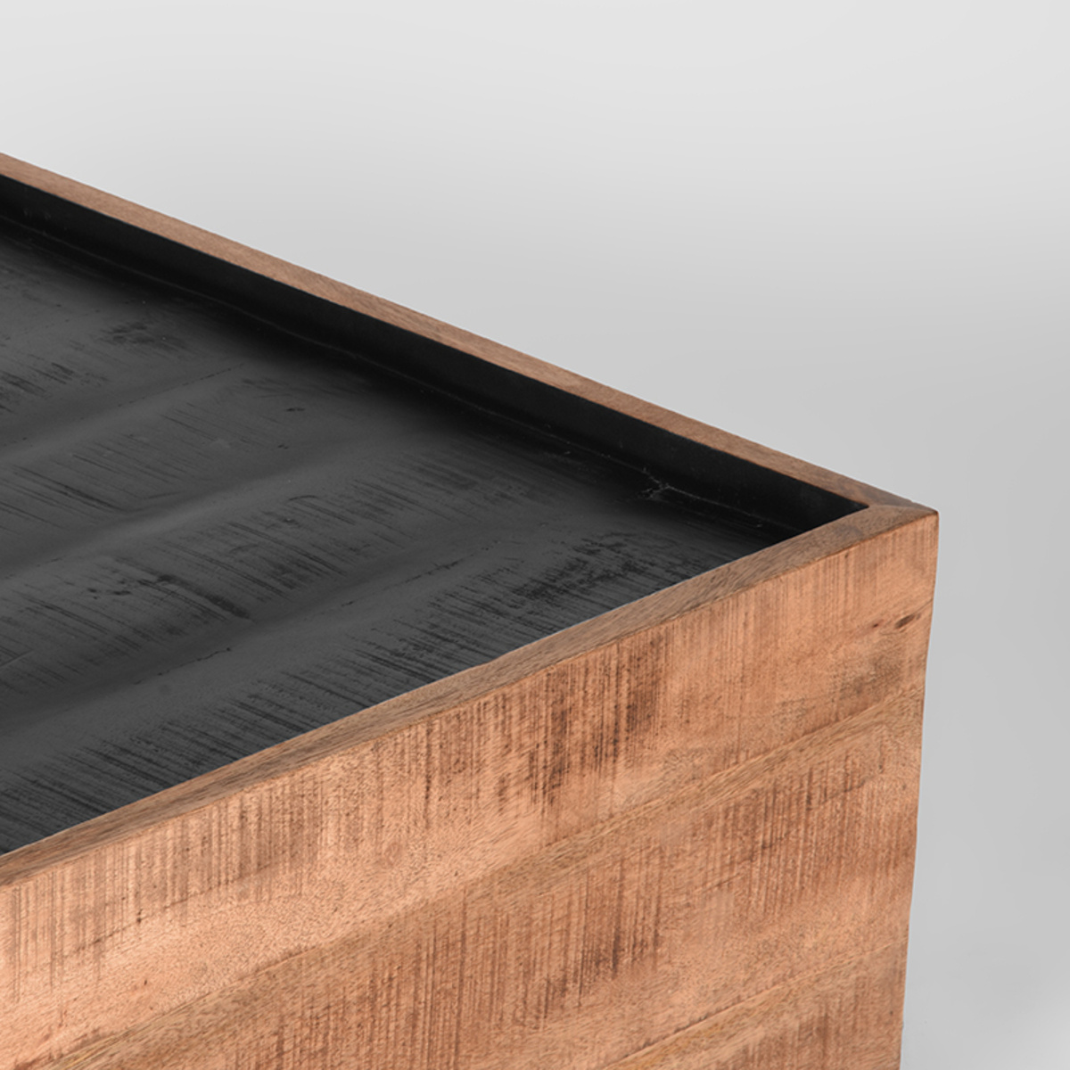LABEL51 - Salontafel Noble - Bruin - 80x80x37cm