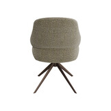 LABEL51 Eetkamerstoel Bern - Truffel grijs - Boucle - set van 2