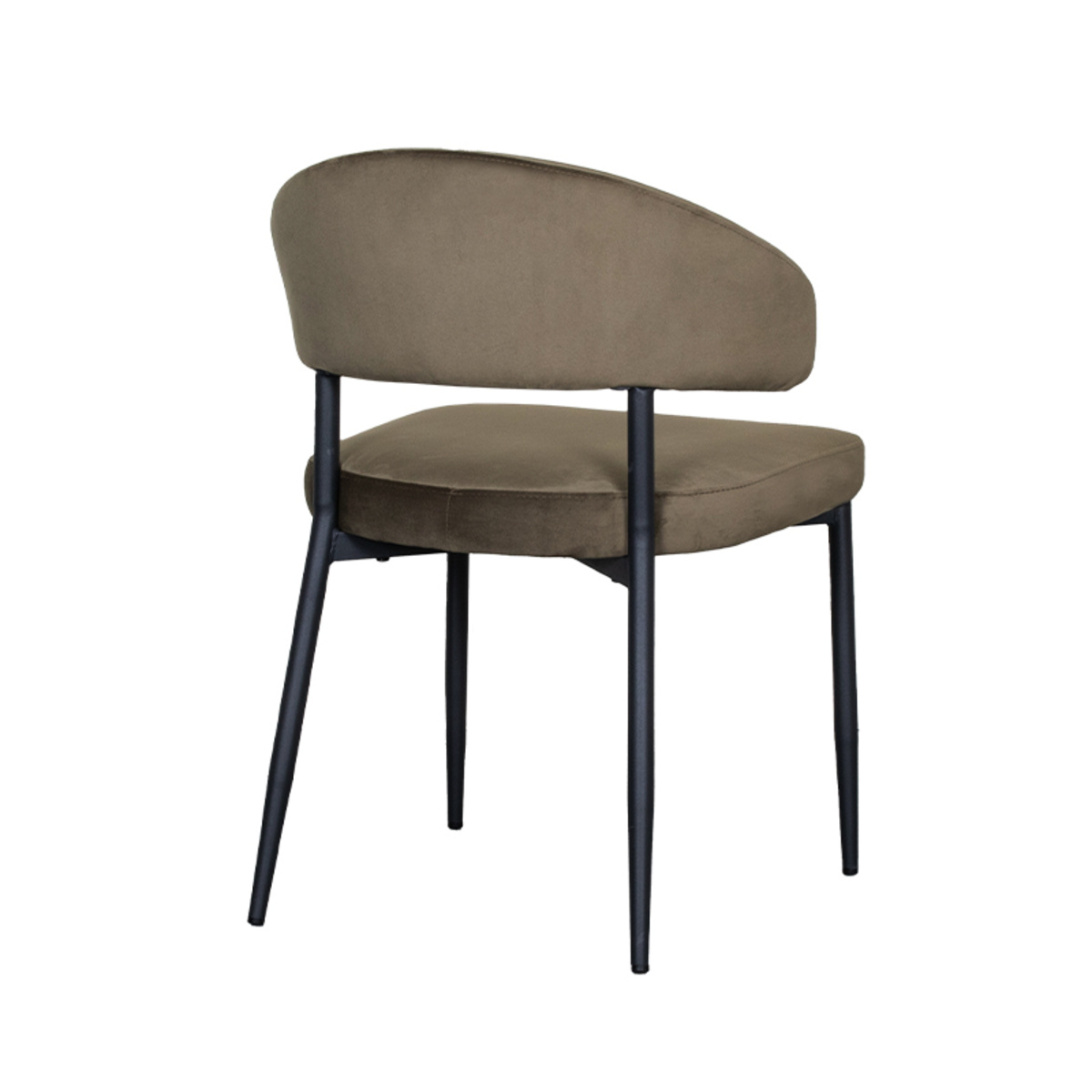 LABEL51 - Eetkamerstoel Bliss - Hunter - 55x56x76cm - Set van 2