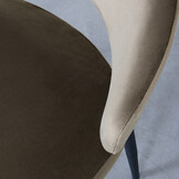 LABEL51 Eetkamerstoel Bliss - Hunter - Fluweel - set van 2