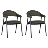 LABEL51 Eetkamerstoel Amaze - Hunter - Breathe - set van 2