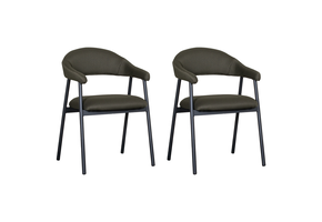 LABEL51 Eetkamerstoel Amaze - Hunter - Breathe - set van 2