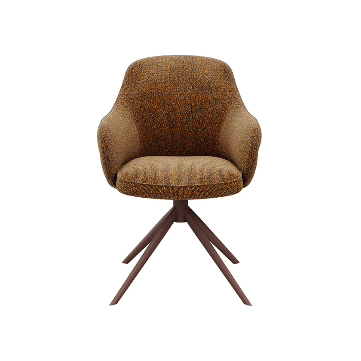 LABEL51 - Eetkamerstoel Bern - Rood - 66x61x91cm - Set van 2