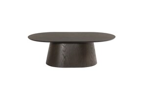 Livingfurn - Salontafel - Tobago Espresso Oval 120cm - Bruin